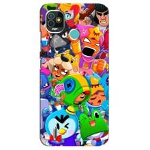 Чехол для TECNO Pop 4 LTE Бравл Старс (VPrint) (Герої Бравл Старс)