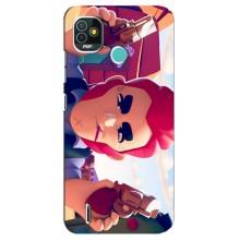 Чехол для TECNO Pop 4 LTE Бравл Старс (VPrint) (Кольт)