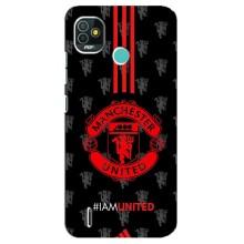 Чохол Манчестер Юнайтед для ТЕКНО Поп 4 ЛТЕ (AlphaPrint) (лого МЮ)