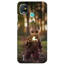 Чохол МАРВЕЛ для ТЕКНО Поп 4 ЛТЕ (AlphaPrint) (I am Groot)