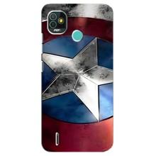 Чохол МАРВЕЛ для ТЕКНО Поп 4 ЛТЕ (AlphaPrint) (Щит Капітана Америки)