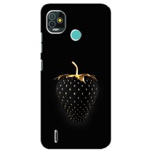 Чехол с изображением  вкусной еды для TECNO Pop 4 LTE – Чёрная клубника