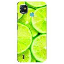 Чехол с изображением  вкусной еды для TECNO Pop 4 LTE – Лайм