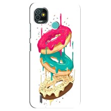 Чехол с изображением  вкусной еды для TECNO Pop 4 LTE – Сочные пончики