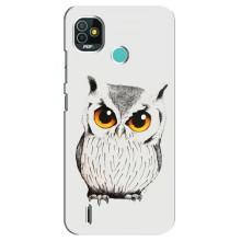 Чохол з пташками на TECNO Pop 4 LTE (VPrint) (Мила Сова)