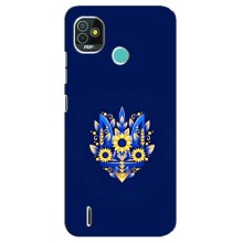 Чехол Укр Символика для TECNO Pop 4 LTE (Цветущий Герб)