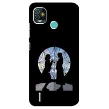 Чехлы Венсдей на TECNO Pop 4 LTE Уэнсдей (AlphaPrint) (комната Уэнздей)