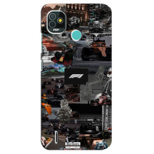 Чохол Формула1 на TECNO Pop 4 LTE – Колаж ф1