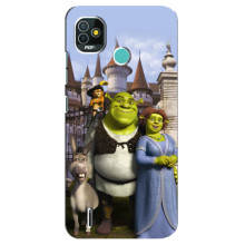 Чехол с мультфильмом Шрек на TECNO Pop 4 LTE