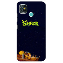 Чехол с мультфильмом Шрек на TECNO Pop 4 LTE – Шрек лого