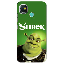 Чехол с мультфильмом Шрек на TECNO Pop 4 LTE – Шрек