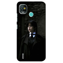 Чехол с дизайном Венздей 2 на TECNO Pop 4 LTE – Уэнсдей в костюме