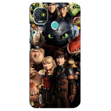 Чохол як приборкати дракона на TECNO Pop 4 LTE (Персонажі дракона)