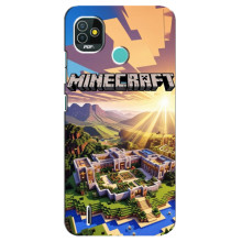 Чохол з картинками Майнкрафт для ТЕКНО Поп 4 ЛТЕ – Minecraft