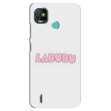Чохол з Лабубу на TECNO Pop 4 LTE (Лого Лабубу)
