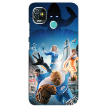 Чехол с принтом Фантастическая четверка для TECNO Pop 4 LTE – Герои Фантастической четверки