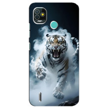 Чехол с картинкой «Хищники» для TECNO Pop 4 LTE – Тигр