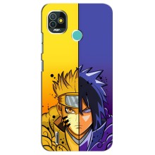 Купить Чохли на телефон з принтом Anime для Техно Поп 4 лте – Naruto Vs Sasuke