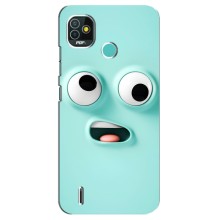 Силиконовые Чехлы (смешные стикеры) для TECNO Pop 4 LTE – мордочка