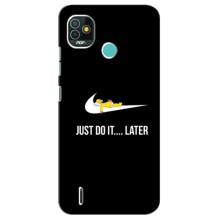 Силиконовый Чехол на TECNO Pop 4 LTE с картинкой Nike (Later)