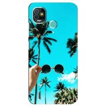 Силиконовый чехол с КАРТИНКАМИ лето для TECNO Pop 4 LTE (AlphaPrint)