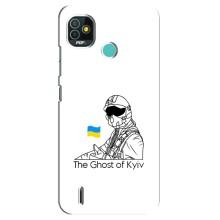 Защитные чехлы (Призрак Киева) для TECNO Pop 4 LTE (AlphaPrint)