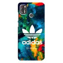 Чехлы Адидас для TECNO POP 4 Pro (AlphaPrint) (Яркий Адидас)