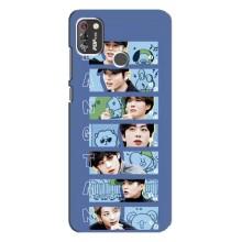 Чехлы BTS для TECNO POP 4 Pro (AlphaPrint)