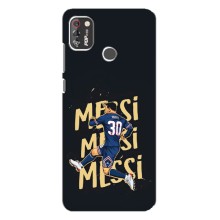 Чехлы для TECNO POP 4 Pro (Leo чемпион) (AlphaPrint) (Messi ПСЖ)