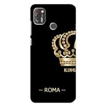 Чехлы для TECNO POP 4 Pro (VPrint) - Футбольные клубы (Roma)