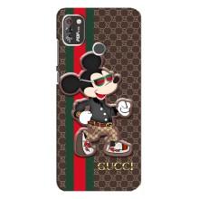 Чехлы ГУЧЧИ для Техно Поп 4 Про (AlphaPrint) (Маус Гуччи)