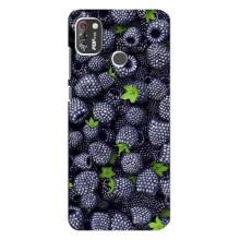 Чехлы с Фруктами для TECNO POP 4 Pro (VPrint) (Ежевика)