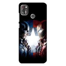Чехлы с героями Марвел TECNO POP 4 Pro (VPrint)