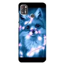 Чехлы с картинкой Лисички для TECNO POP 4 Pro (VPrint) – Яркая лисичка