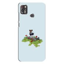 Чехлы с картинкой собаки Патрон для TECNO POP 4 Pro (AlphaPrint) (Сапер Пес)