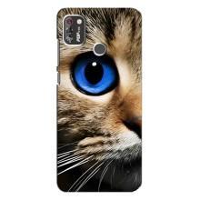 Чехлы с Котиками для TECNO POP 4 Pro (VPrint) (Глаз кота)