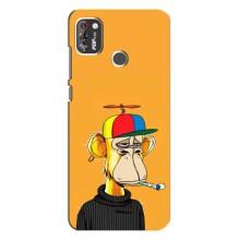 Чехлы с Обезьянами NFT для TECNO POP 4 Pro (AlphaPrint) (Скучающая Обезьяна NFT)