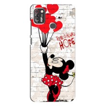 Чохол Disney Mouse TECNO POP 4 Pro (PREMIUMPrint) (Heart Minni)