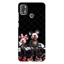 Чохол Disney Mouse TECNO POP 4 Pro (PREMIUMPrint) (Родина Маусів)