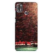 Чехол Манчестер Юнайтед для Техно Поп 4 Про (AlphaPrint) (фанаты Манчестер Юнайтед)