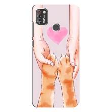 Чехол на Техно Поп 4 Про с Котами (VPrint) (Любовь к котикам)