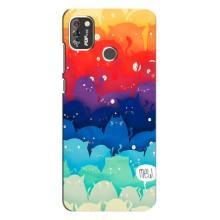 Чехол на Техно Поп 4 Про с Котами (VPrint) (Mew)