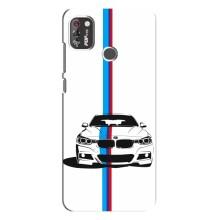 Чехол для Техно Поп 4 Про - с принтом БМВ (AlphaPrint) (Машина БМВ)