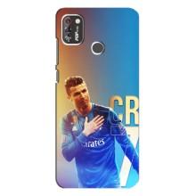 Чехол Криштиану Роналду для TECNO POP 4 Pro (AlphaPrint) (CR7 Real)