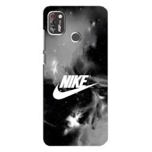 Чехол для TECNO POP 4 Pro - с принтом Найк (AlphaPrint) (Лого Найк)