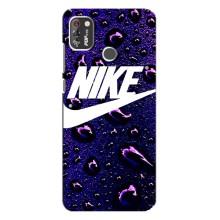 Чехол для TECNO POP 4 Pro - с принтом Найк (AlphaPrint) (Найк принт)