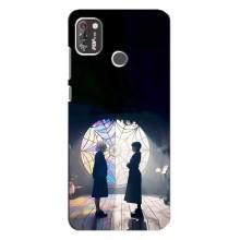 Чехлы Венсдей на TECNO POP 4 Pro Уэнсдей (AlphaPrint) (Уэнздей и Инид)