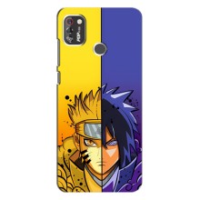 Купить Чехлы на телефон с принтом Anime для Техно Поп 4 про – Naruto Vs Sasuke