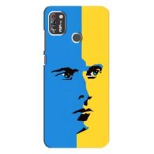 Украинские Чехлы для TECNO POP 4 Pro с картинкой УПА (AlphaPrint) (Степан Бандера)