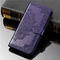 Кожаный чехол (книжка) Art Case с визитницей для TECNO POP 4 – Фиолетовый